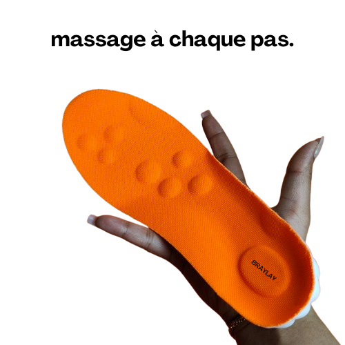 Semelles de massage revitalisantes PulseStep™ | Braylay