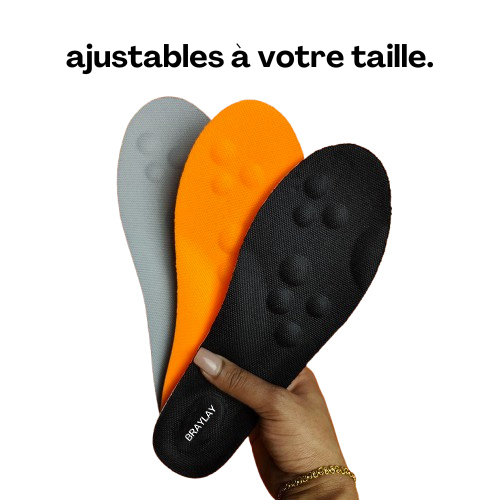 Semelles de massage revitalisantes PulseStep™ | Braylay