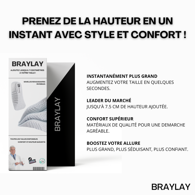 Semelles orthopédiques grandissantes FlexStep™ l Braylay