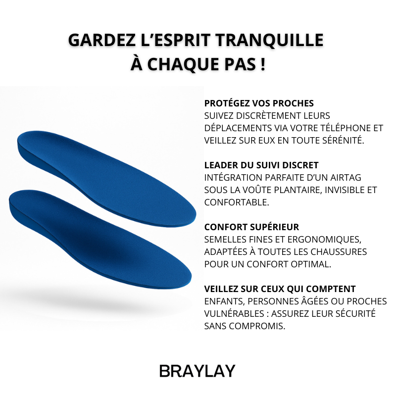 Semelles connectées pour enfants SafeStep™ | Braylay